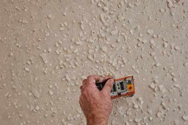 Professional drywall repair and patching work