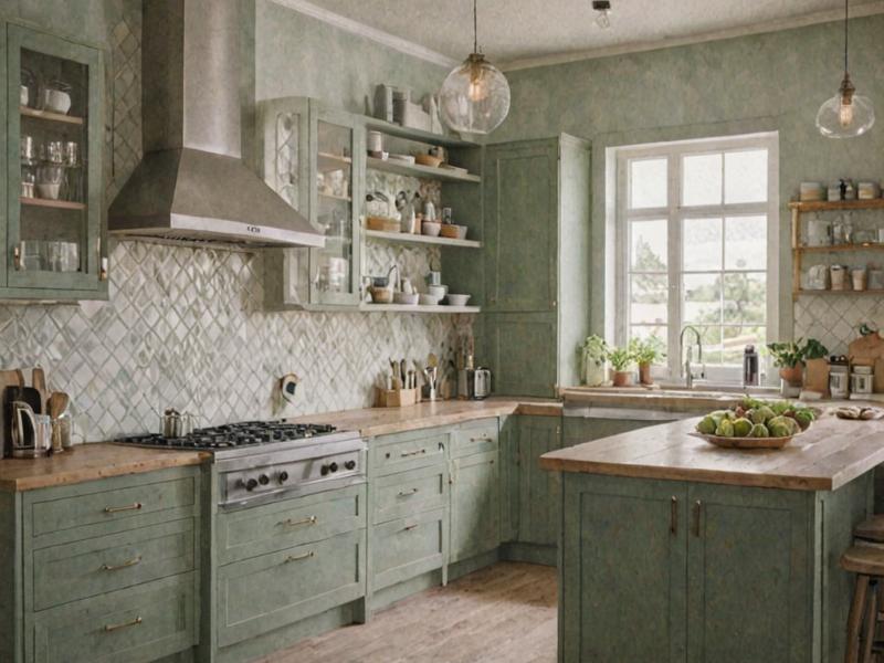 Modern Green Hills kitchen with painted cabinets
